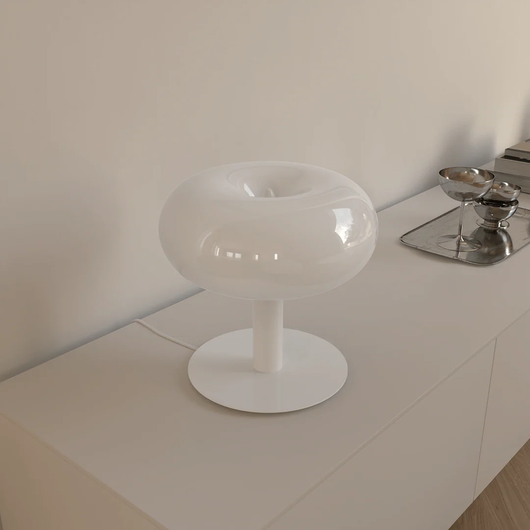Bauhaus-Tischleuchte aus Glas - Image 17