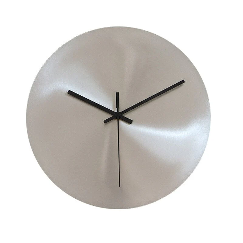 Elegante Minimalistische Edelstahl-Wanduhr - Image 4