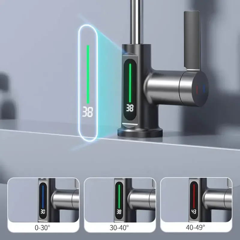 Intelligenter Küchenarmatur mit digitaler Temperaturanzeige - Image 6