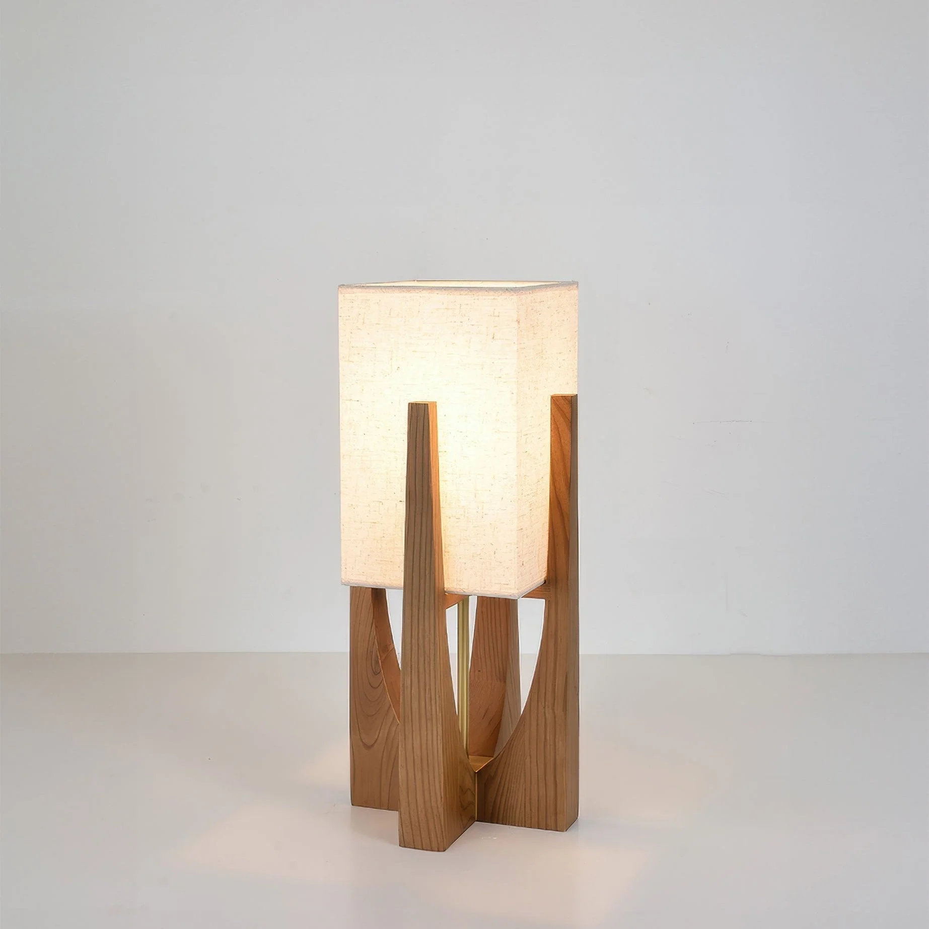 Japanische Design Stehlampe Holz - Image 12