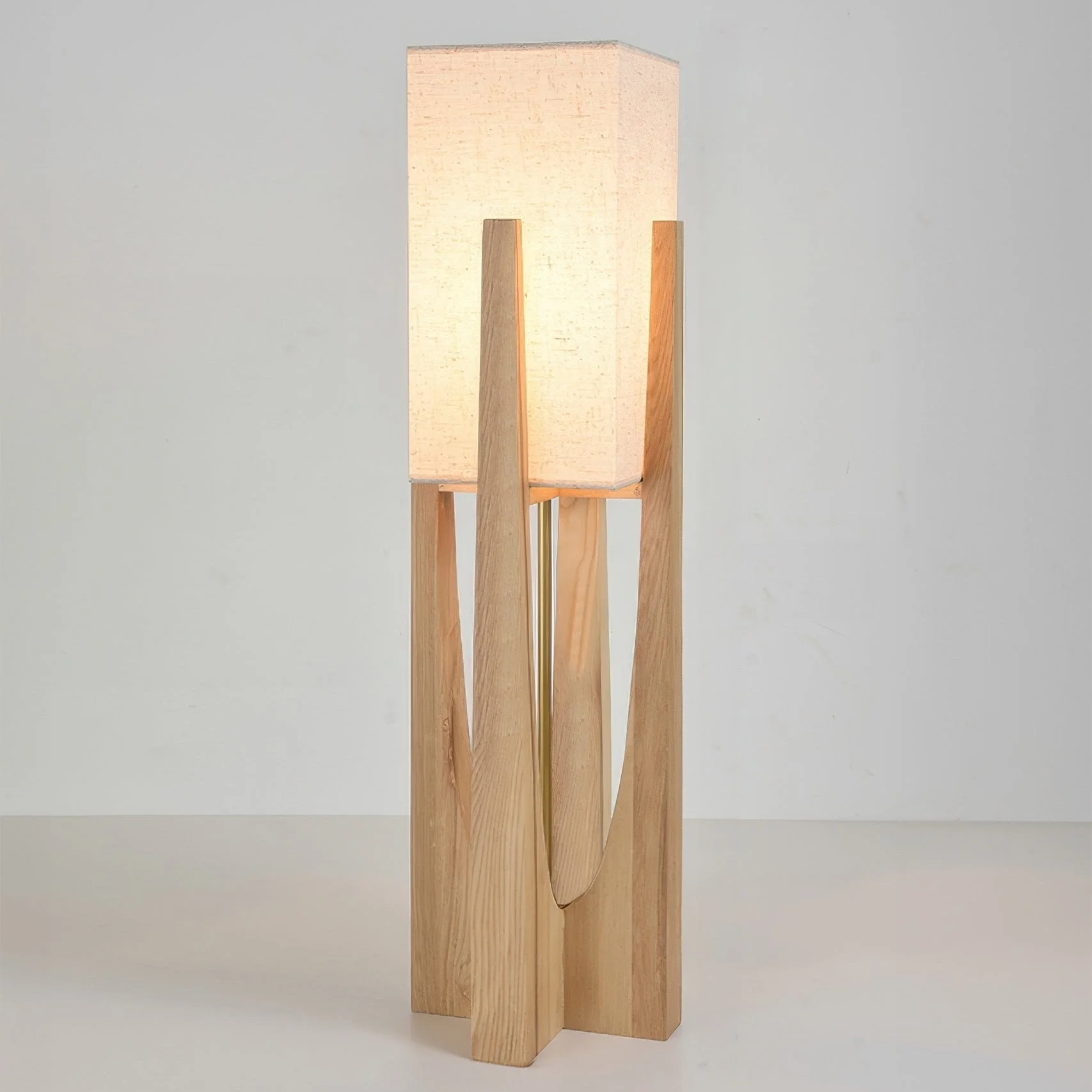 Japanische Design Stehlampe Holz - Image 9