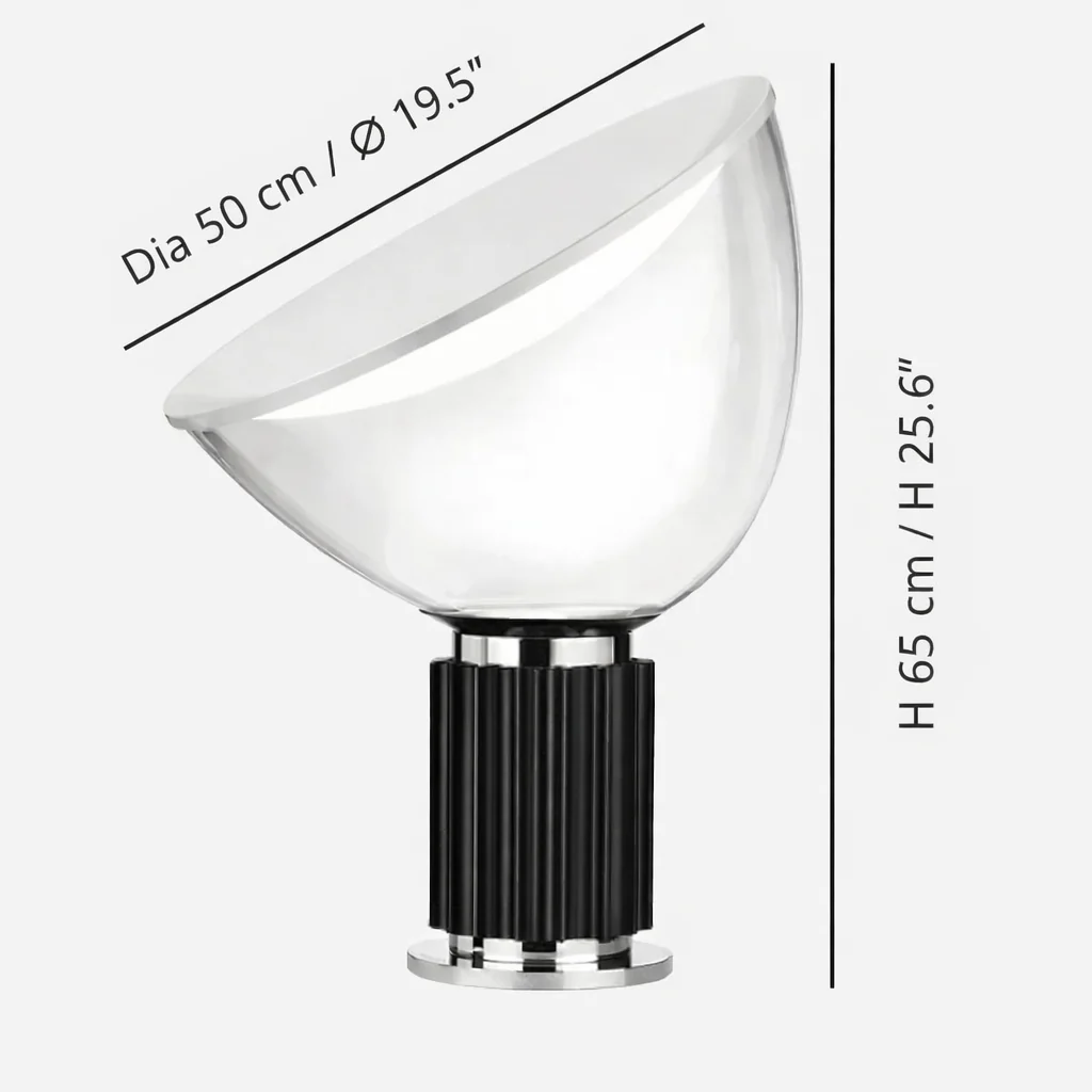 Skulpturales Tischlampendesign aus Metall - Image 17