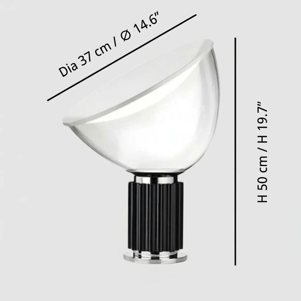 Skulpturales Tischlampendesign aus Metall - Image 18